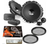 HERTZ DSK 170.3 Kit 2vie 160W Woofer Piatto Flat Slim + Cp Griglie Hertz DG165.3