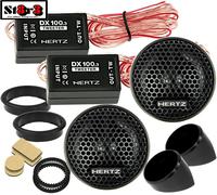 Hertz DT 24.3 Coppia Tweeter Casse Altoparlanti Auto 24 mm +Crossover +Supporti