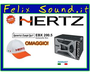 HERTZ EBX 200.5 Subwoofer 200 mm 500w 20cm 8" Reflex NEW MODELLO + OMAGGIO