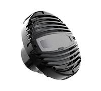 Hertz HMX 8-TC - Altoparlanti Coassiali Marini 2 Vie da 8" (200 mm), 200W, IP65, Griglia Nera in Acciaio Inox, Ottimizzati per Baffle Infinito