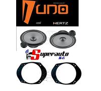 Hertz LINEA UNO K165 K 165 KIT ALTOPARLANTI DUE VIE CASSE AUTO 165 mm + supporti casse compatibile con FORD Fiesta dal 2002 al 2008 Anteriore o Posteriore 165 cm