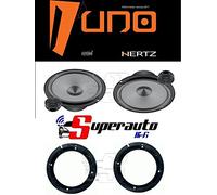 Hertz LINEA UNO K165 K 165 KIT ALTOPARLANTI DUE VIE CASSE AUTO 165 mm + supporti casse compatibile con VW Touran Posteriore 165 cm