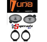 Hertz LINEA UNO K165 K 165 KIT ALTOPARLANTI DUE VIE CASSE AUTO 165 mm + supporti casse compatibili con CHEVROLET Cruze Orlando Posteriore 165 cm