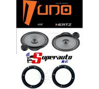 Hertz LINEA UNO K165 Kit Altoparlanti 2 vie 165 mm + supporti casse AUDI A2 rear