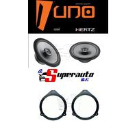 Hertz LINEA UNO Altoparlanti coassiali da 165 mm X165 (220 W) + supporti casse Compatibile con AUDI A3 - A4 Anteriore o Posteriore 165 cm