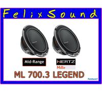 HERTZ ML700.3 LEGEND COPPIA MIDRANGE DA 70mm CON GRIGLIE NEW MODELLO 2020