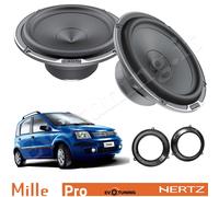 Hertz MP 165.3 Kit Casse Altoparlanti Anteriori per FIAT Panda 169 dal 2003-2012