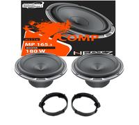 Hertz MP 165.3 Kit 2 Casse Woofer Altoparlanti Anteriori Fiat 500 e 500 Abarth