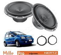 Hertz MP 165.3 Kit Casse Woofer Altoparlanti Posteriori per FIAT Panda 169