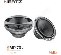 Hertz MP 70.3 Mille PRO Coppia Midrange con Griglie per Auto 100W Professionali