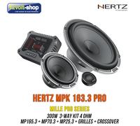 Hertz MPK 163.3 Mille PRO 6.5" (165mm) Kit altoparlanti componenti a 3 vie; 3...