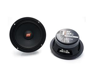 Hertz SV 165.1 - Coppia di midrange SPL da 165 mm per auto, 400W di potenza massima, progettato per impianti audio ad alta pressione sonora