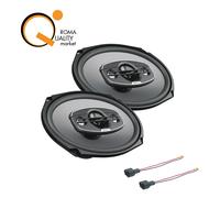 Hertz LINEA UNO X690 X 690 SET COASSIALI 4 VIE CASSE ALTOPARLANTI AUTO 6" x 9"