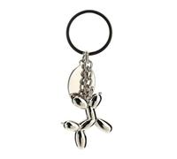 Hervit 30425 PORTACHIAVI MET.BALLOON DOG 3X10CM ARGENTO CROMO IN BUSTINA TRASPARENTE