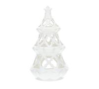 Hervit art.26143 alberino portatealite porcellana traforo 30cm bianco