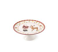 HERVIT ART. 27177 ALZATA CHRISTMAS PORCELLANA DIA.27X11CM