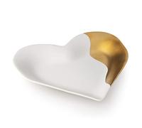 Hervit Art.27855 Piatto Cuore Porcellana Avorio 18CM