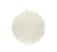 HERVIT ART. 28434 CANDELA SFERA ROSE BIANCA LACC. DIA. 11CM
