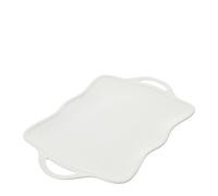 HERVIT ART.28446 VASSOIO PORCELLANA ALLORO 48X30CM