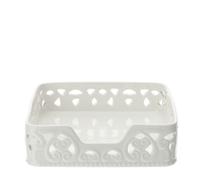 HERVIT ART. 28515 PORTATOVAGLIOLI PORCELLANA TRAFORO 20X20X6CM