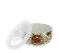 Hervit art.28696 contenitore porcellana Christmas Bukhara dia.13x7cm