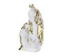 Hervit art.29067 Sacra Famiglia gres bianco/oro 26cm