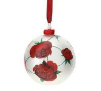 Hervit art. 29520 sfera vetro soffiato dia.12cm rose Baccarat