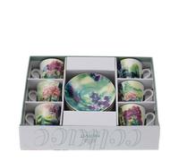 HERVIT ART. 30042 BOX 6 TAZZINE CAFFE' COTTAGE 8X6CM