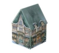 Hervit art. 30093 contenitore vetro Cottage verde 9x9x13cm