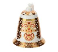 Hervit art. 30377 campana porcellana Byzantium dia.8xh9cm