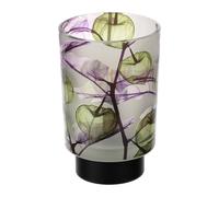 Hervit art. 30616 lampada vetro Alkekengi verde dia.10xh15cm