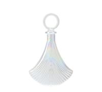 Hervit Bottiglia Vetro Shell - Scatola Regalo - 2 dimensioni 3 Colori -Bianco Cangiante Tappo ad Anello - Vaso Decorativo Design Fiori o Porta Essenza - Regalo Home decor - 25x10x40cm