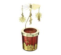 Hervit Candela di natale Autunno con giostra "Delight" 7x8 cm