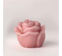 Hervit Candela Rosa Dia. 4,5 cm Malva Laccata in Scatola Bianca