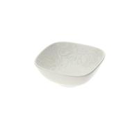 Hervit Ciotola piccola in porcellana bianca con rose in rilievo "Romance" D10xH4 cm