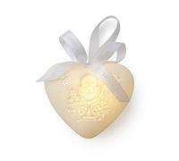 Hervit Cuore PORCELLAN Bianca Biscuit Comunione 10CM