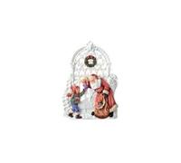 HERVIT NATALE ART. 22940 APPENDINO FILIGRANA PORCELLANA BABBO NATALE 13 CM
