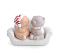 HERVIT NATALE ART. 26714 SALE/PEPE DIVANETTO 14X9 CM 2 ORSETTI