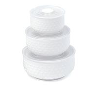 Hervit Set 3 Contenitori in Porcellana Dia.10/13/15,5Cm
