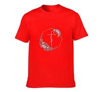 Hervit Sfera di natale Swing in vetro rosso/oro 2 varianti(1 unità) MISURA: D10 cm