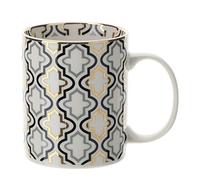 HERVIT Tazza mug colazione multicolor in porcellana VLK Design Marrakech 8xH10cm