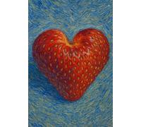 Herz-Erdbeere Journal: Ein einzigartiges Notizbuch mit einer Erdbeere in Herzform - perfekt für deine Gedanken, Träume und Inspiration.