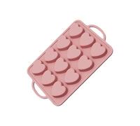 Herz Silikon Backform 12 Fach - Antihaft Schokoladenform | Lebensmittelechte Silikon Süßigkeiten Kuchenform | Dessert Gießform Für Valentinstag Weihnachten Geburtstag Küche Backen