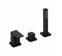 Herzbach CEO BLACK rubinetto bordo vasca, miscelatore monocomando, 36.220250.2.12, CEO BLACK nero opaco [Rubinetteria Bagno > Rubinetteria Vasca]