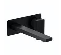 Herzbach CEO BLACK rubinetto lavabo a parete, 36.220954.2.12, CEO BLACK nero opaco [Rubinetteria Bagno > Rubinetteria Lavabo]