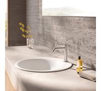 Herzbach DEEP rubinetto lavabo Slim S-Size, 18.029570.1.09, Slim S-Size DEEP acciaio inox spazzolato [Rubinetteria Bagno > Rubinetteria Lavabo]