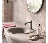 Herzbach DEEP rubinetto lavabo Slim S-Size, 18.029570.1.12, Slim S-Size DEEP nero opaco [Rubinetteria Bagno > Rubinetteria Lavabo]