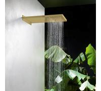 Herzbach Design iX PVD set di soffioni doccia, 2 tipi di getto, 21.661600.2.41, Design iX PVD brass steel [Rubinetteria Bagno > Soffioni Doccia]