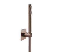 Herzbach Design iX PVD set doccia con supporto, 1 tipo di getto, 21.914100.2.39, Design iX PVD copper steel [Rubinetteria Bagno > Set Doccia]