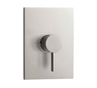 Herzbach Design iX rubinetto doccia da incasso con miscelatore, 17.130555.2.09, Design iX acciaio inox spazzolato [Rubinetteria Bagno > Rubinetteria Doccia]